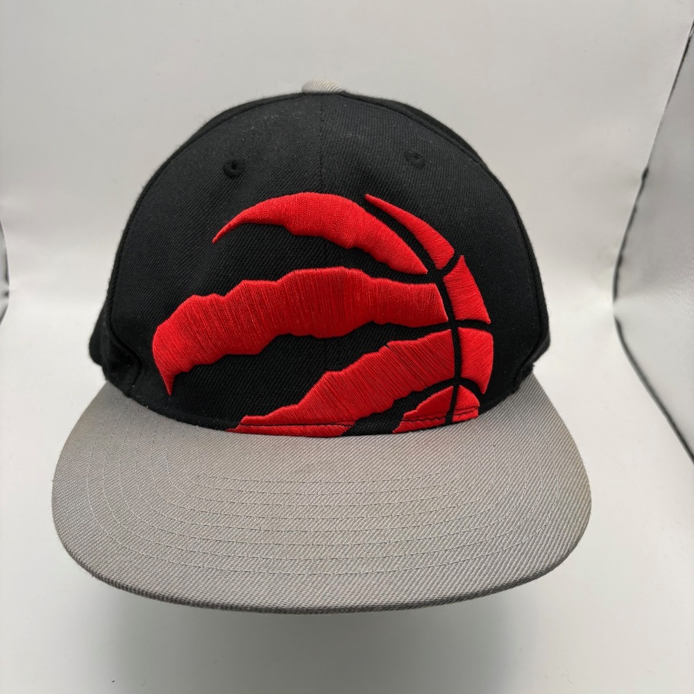 Mitchell Ness Toronto Raptors NBA Core Basic Snapback Hat Black Red Gray